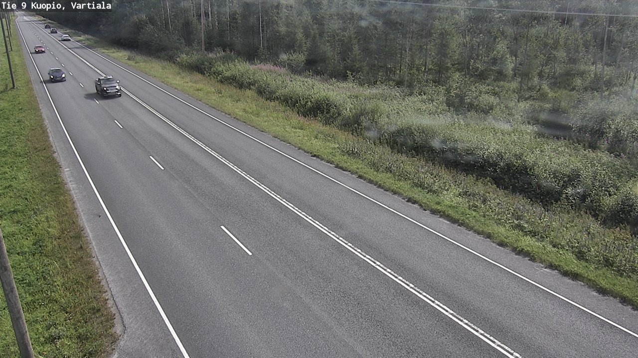 Weather Camera Image Väg 9 Kuopio, Vartiala, Kuopio, Pohjois-Savo