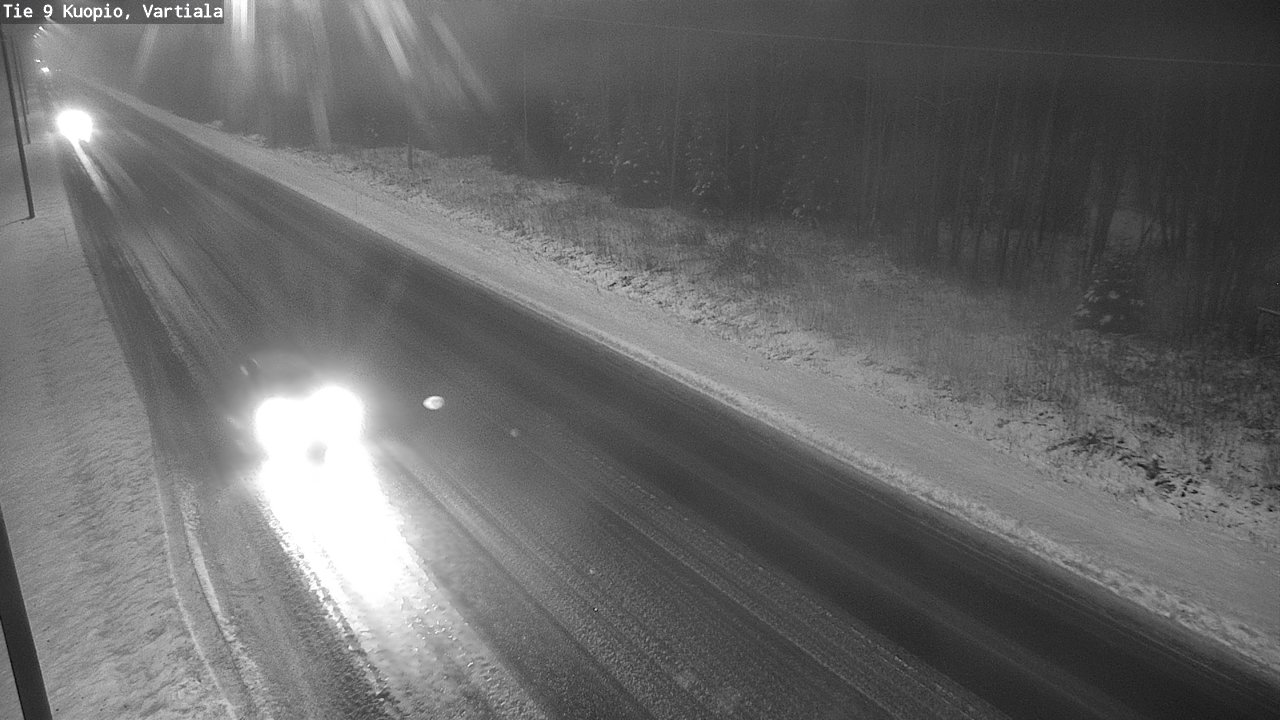 Weather Camera Image Road 9 Kuopio, Vartiala, Kuopio, Pohjois-Savo