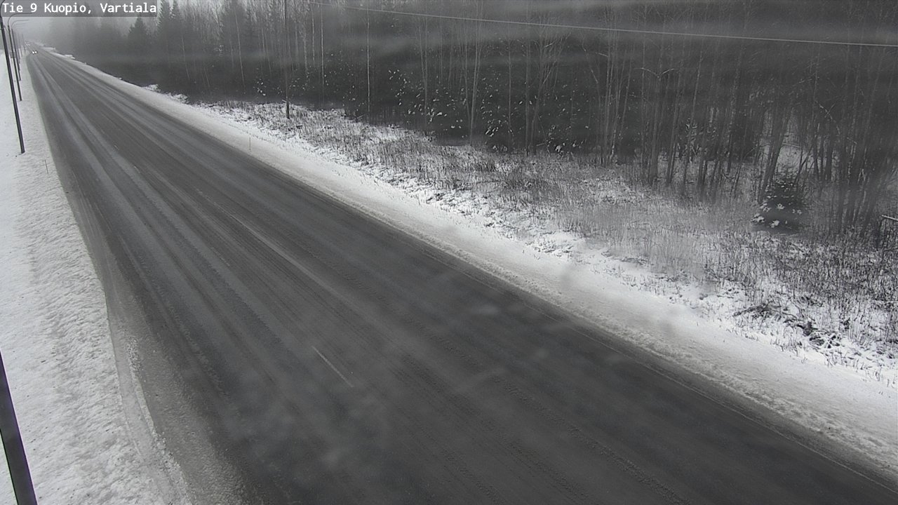 Weather Camera Image Road 9 Kuopio, Vartiala, Kuopio, Pohjois-Savo