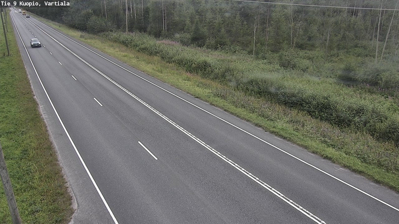 Kelikamerat Kuva Tie 9 Kuopio, Vartiala, Kuopio, Pohjois-Savo