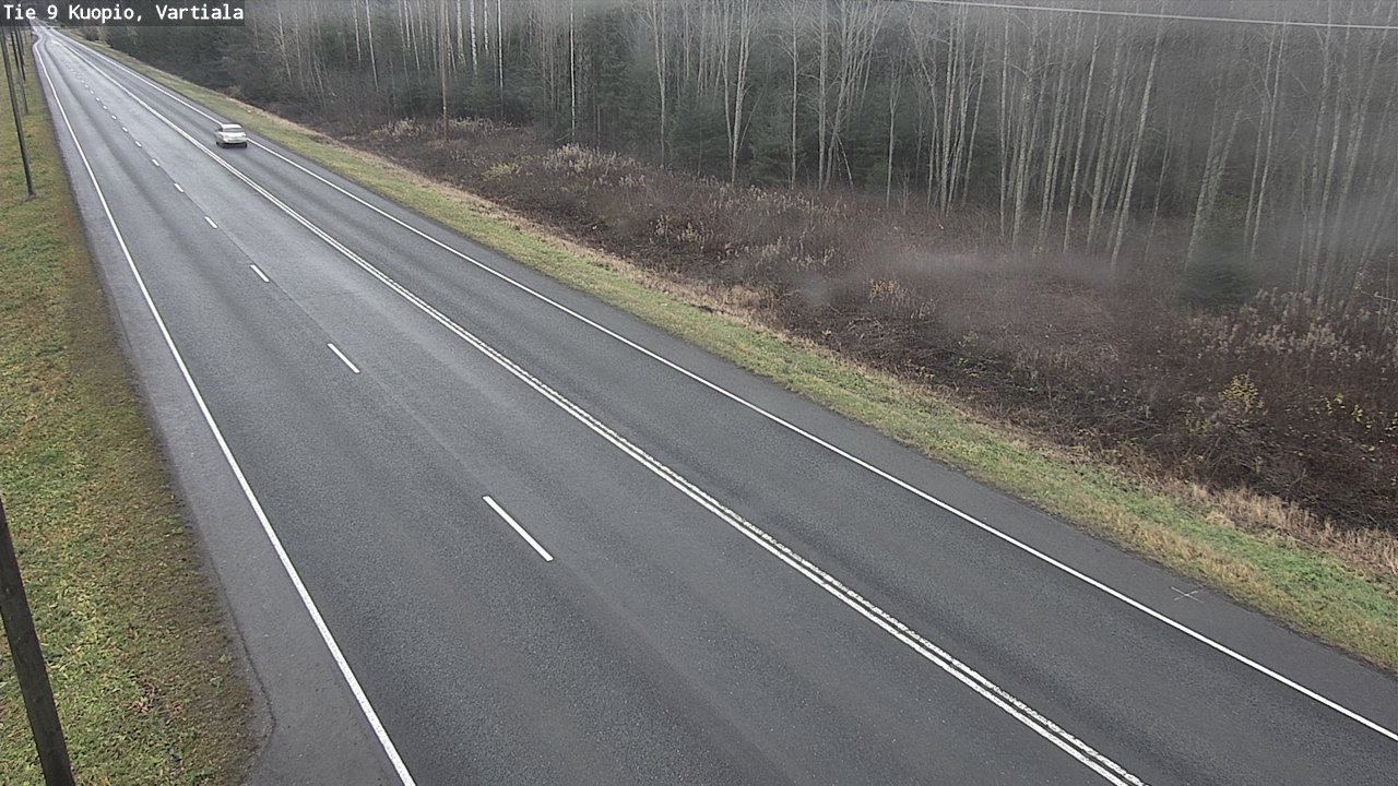 Weather Camera Image Väg 9 Kuopio, Vartiala, Kuopio, Pohjois-Savo