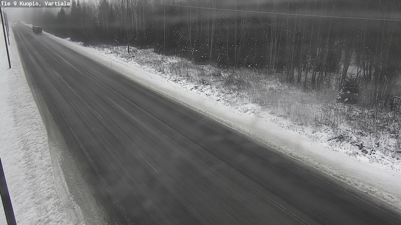 Weather Camera Image Road 9 Kuopio, Vartiala, Kuopio, Pohjois-Savo