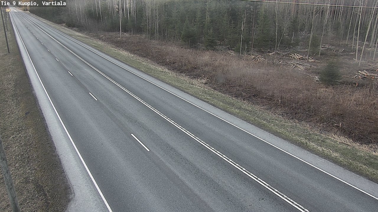 Kelikamerat Kuva Tie 9 Kuopio, Vartiala, Kuopio, Pohjois-Savo