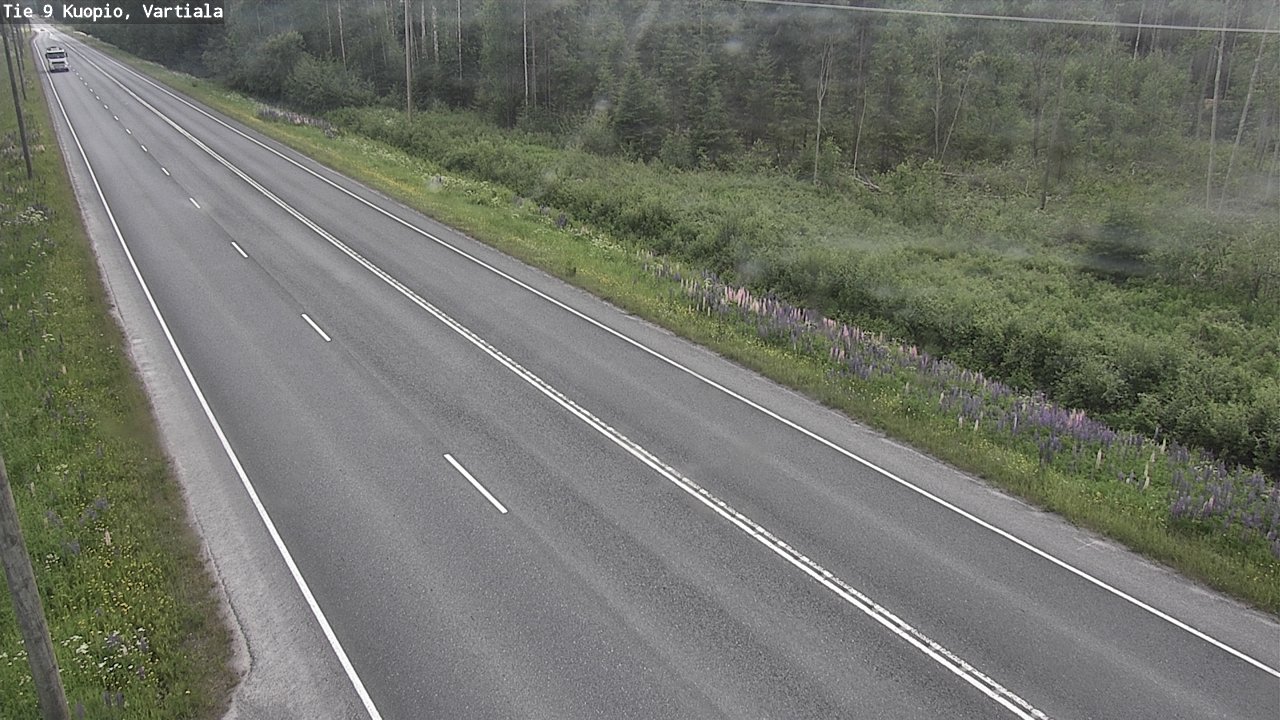 Weather Camera Image Road 9 Kuopio, Vartiala, Kuopio, Pohjois-Savo