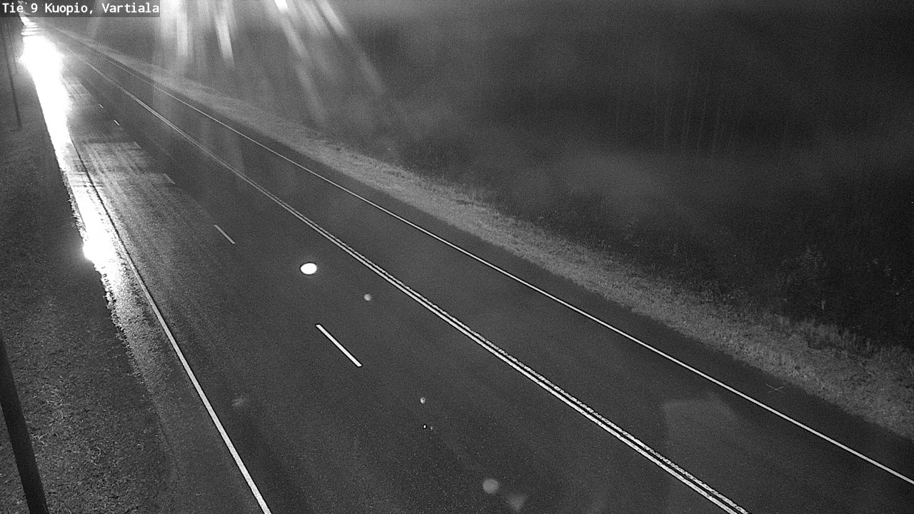 Weather Camera Image Väg 9 Kuopio, Vartiala, Kuopio, Pohjois-Savo