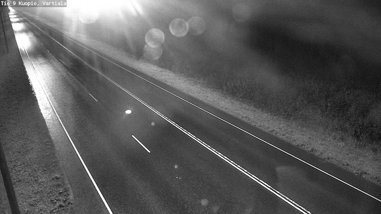 Weather Camera Image Road 9 Kuopio, Vartiala, Kuopio, Pohjois-Savo