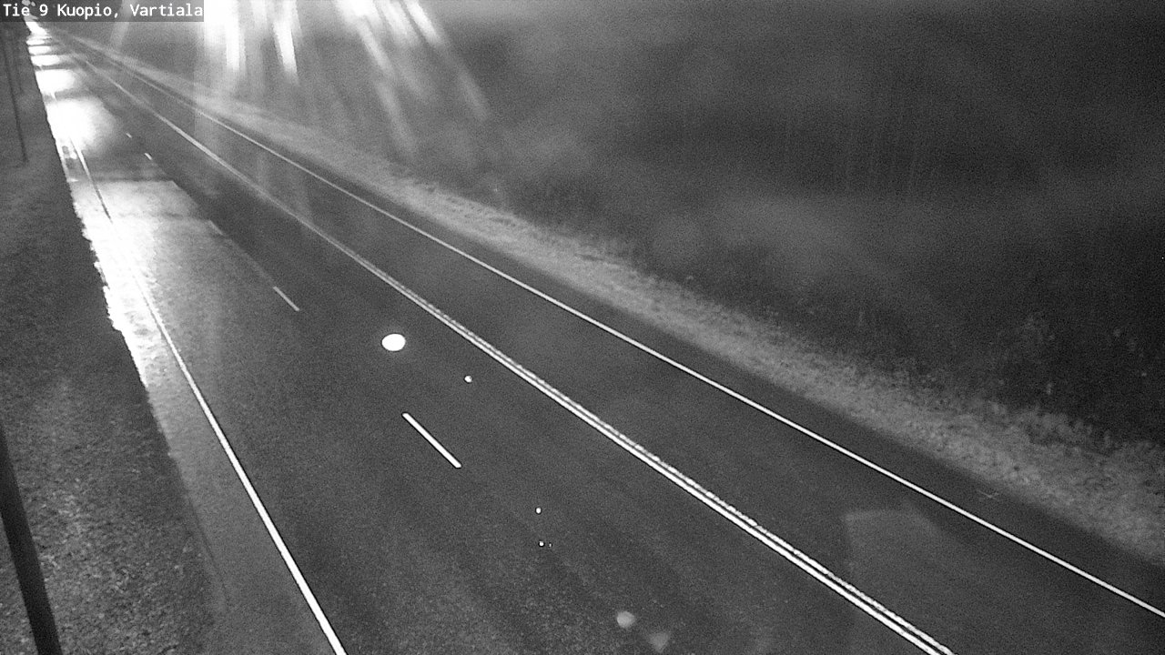 Weather Camera Image Road 9 Kuopio, Vartiala, Kuopio, Pohjois-Savo