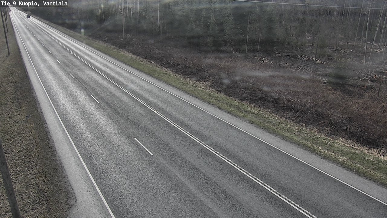 Weather Camera Image Road 9 Kuopio, Vartiala, Kuopio, Pohjois-Savo