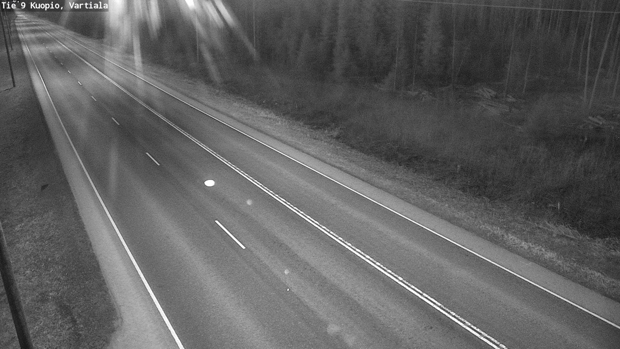 Kelikamerat Kuva Tie 9 Kuopio, Vartiala, Kuopio, Pohjois-Savo