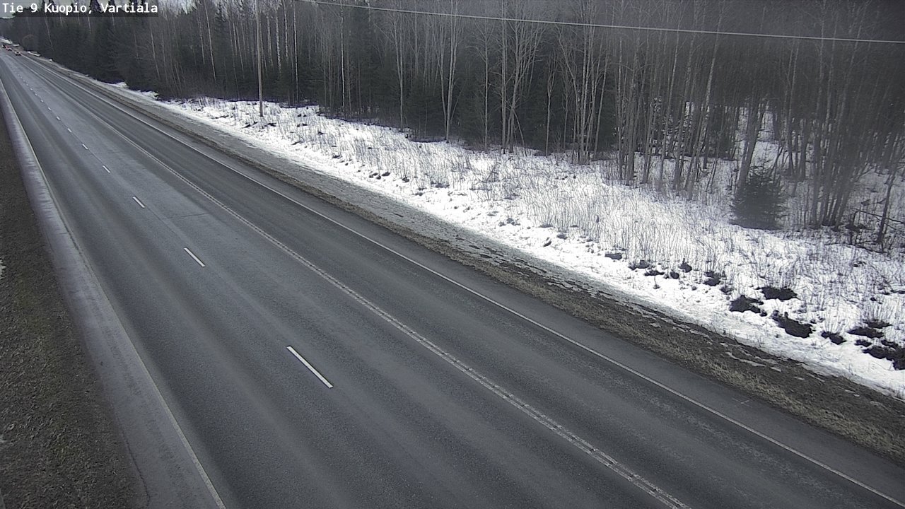 Weather Camera Image Road 9 Kuopio, Vartiala, Kuopio, Pohjois-Savo