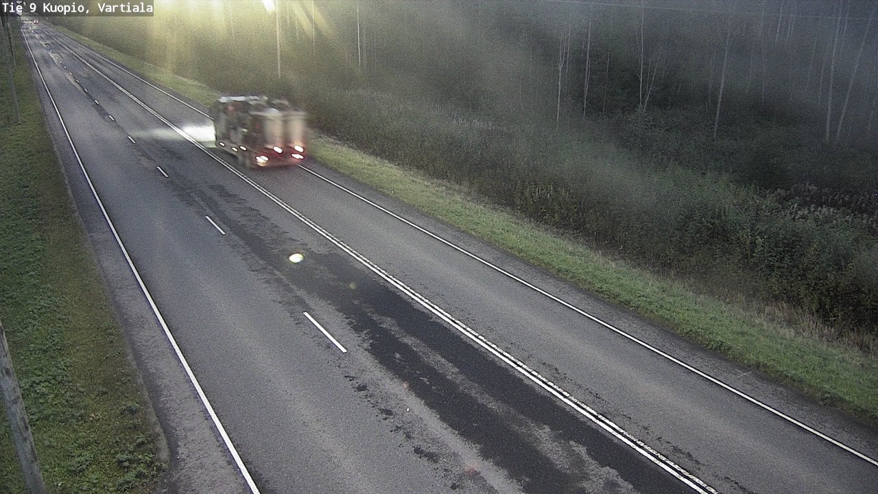 Weather Camera Image Road 9 Kuopio, Vartiala, Kuopio, Pohjois-Savo