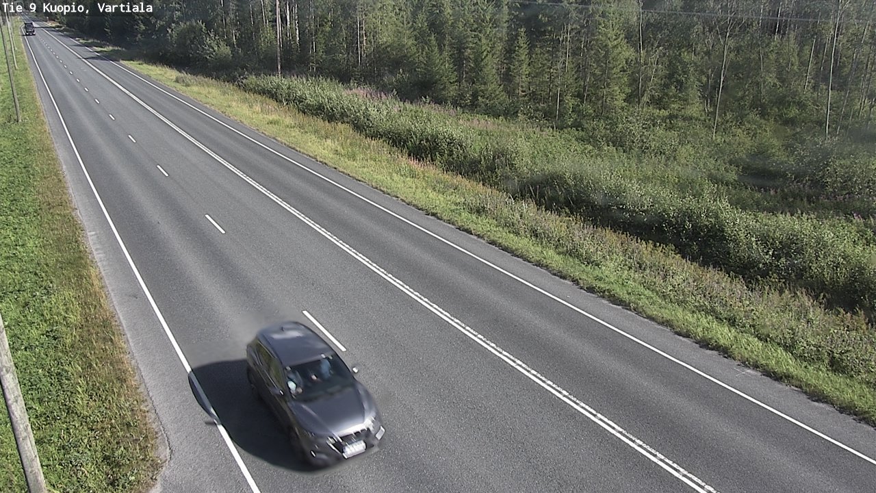 Weather Camera Image Väg 9 Kuopio, Vartiala, Kuopio, Pohjois-Savo
