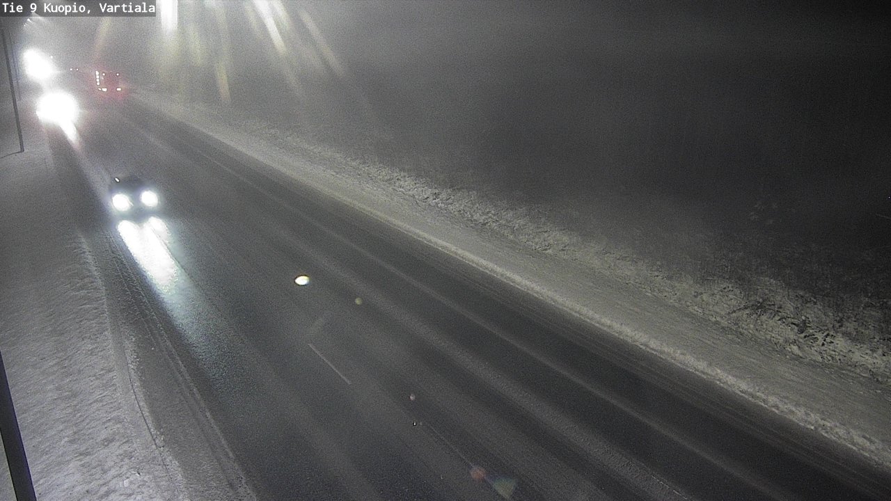 Weather Camera Image Road 9 Kuopio, Vartiala, Kuopio, Pohjois-Savo