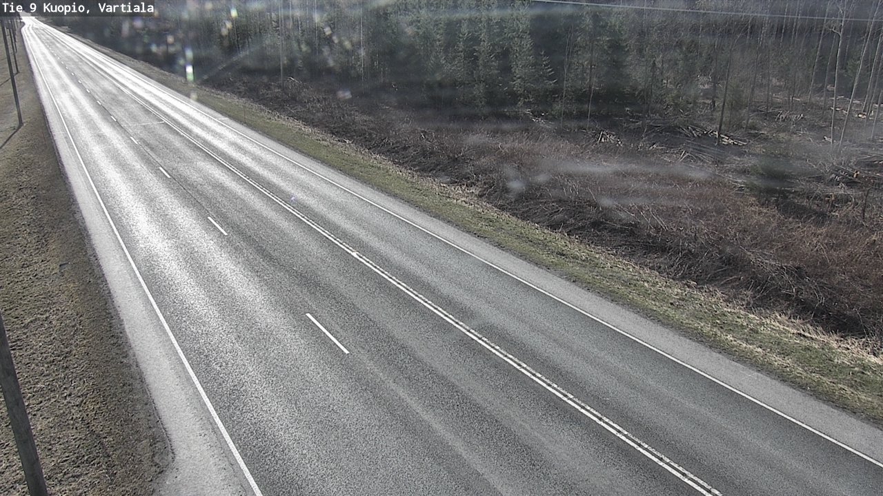 Weather Camera Image Väg 9 Kuopio, Vartiala, Kuopio, Pohjois-Savo