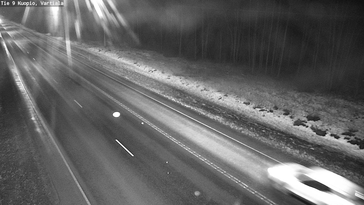 Weather Camera Image Väg 9 Kuopio, Vartiala, Kuopio, Pohjois-Savo