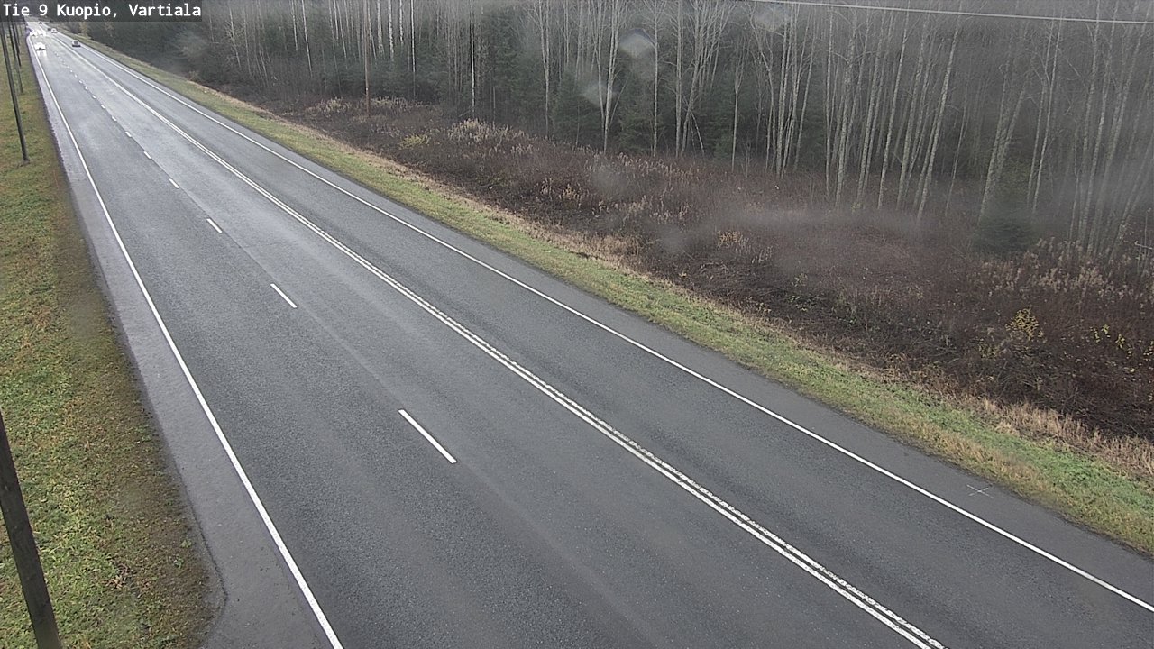 Weather Camera Image Väg 9 Kuopio, Vartiala, Kuopio, Pohjois-Savo