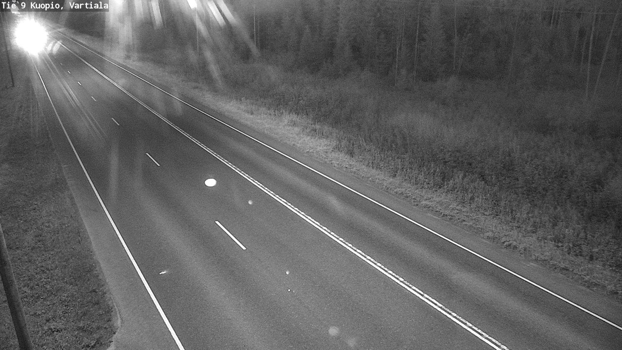 Weather Camera Image Väg 9 Kuopio, Vartiala, Kuopio, Pohjois-Savo