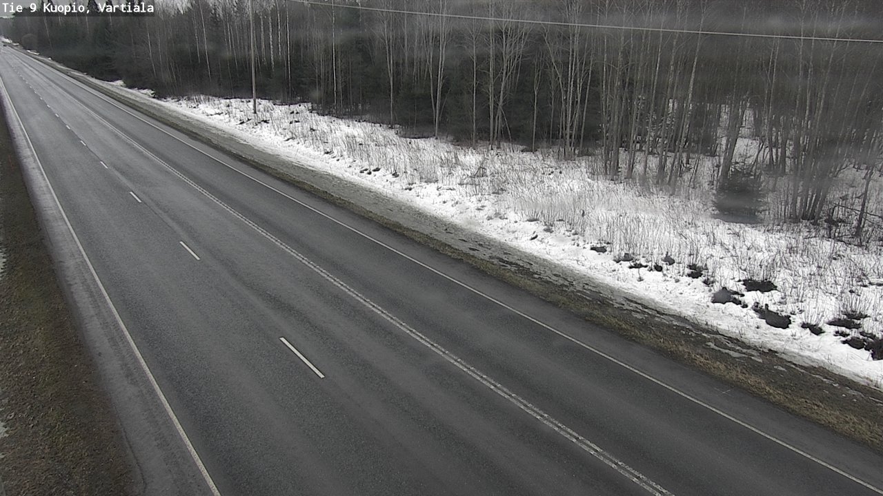 Weather Camera Image Road 9 Kuopio, Vartiala, Kuopio, Pohjois-Savo