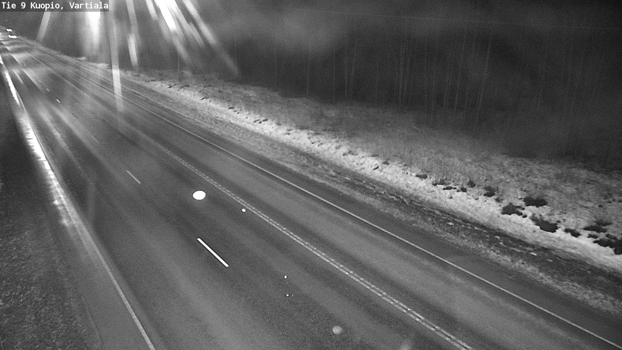 Weather Camera Image Road 9 Kuopio, Vartiala, Kuopio, Pohjois-Savo