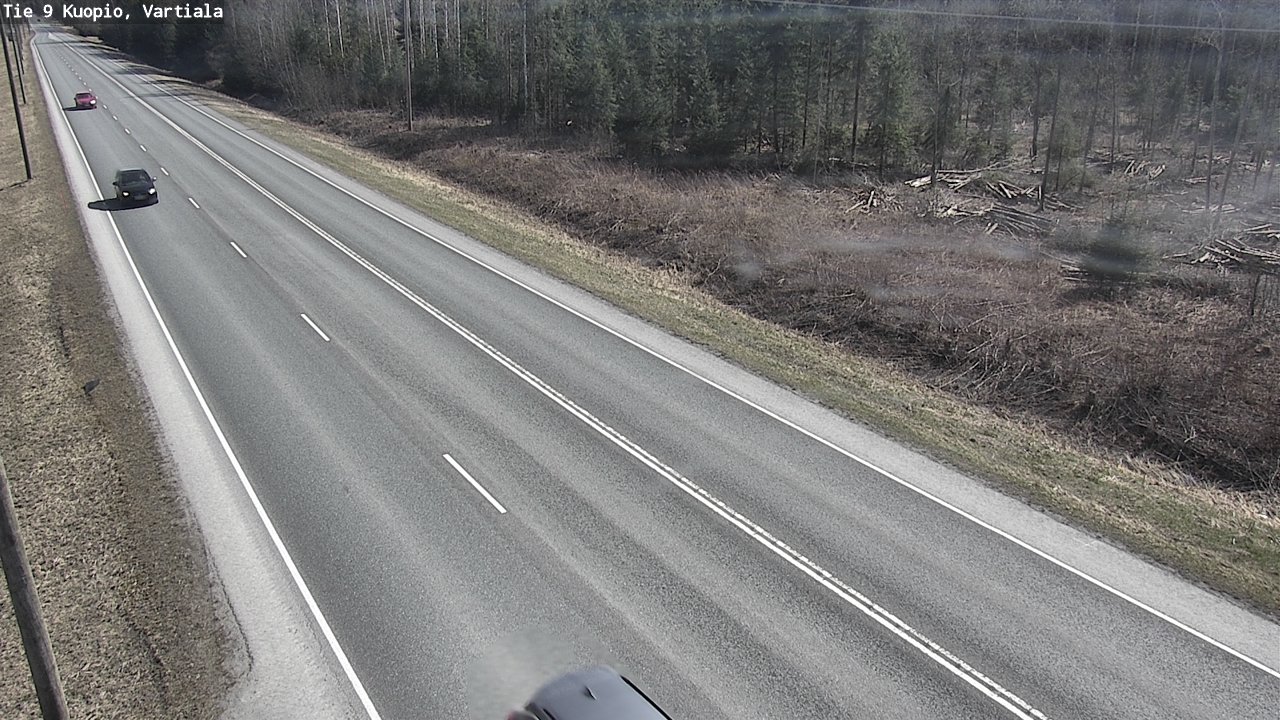 Weather Camera Image Väg 9 Kuopio, Vartiala, Kuopio, Pohjois-Savo