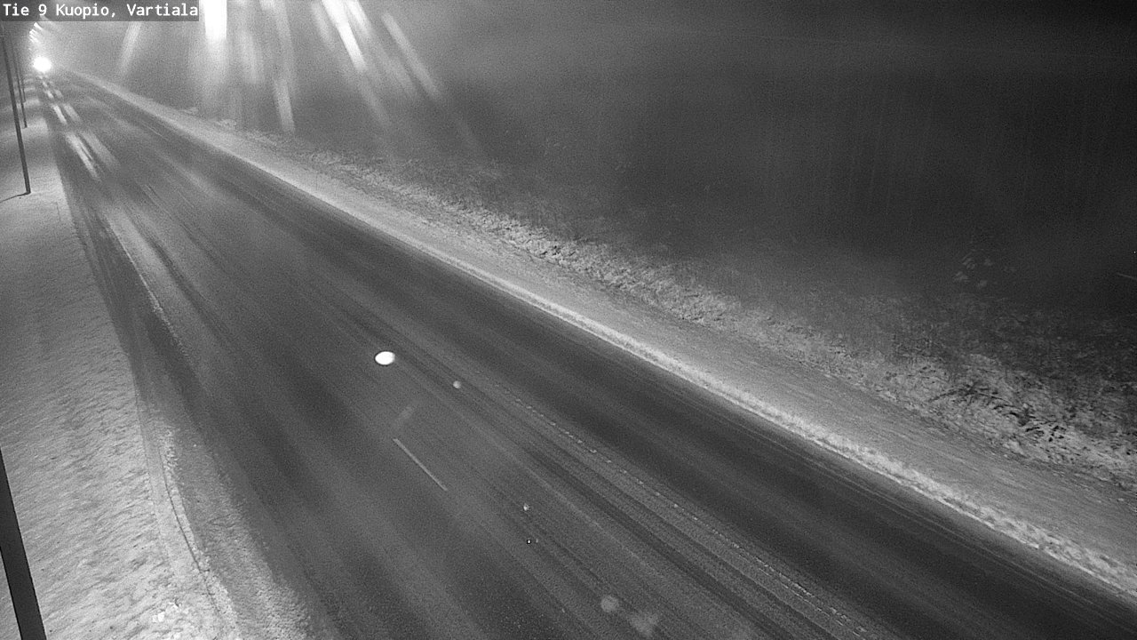 Weather Camera Image Road 9 Kuopio, Vartiala, Kuopio, Pohjois-Savo