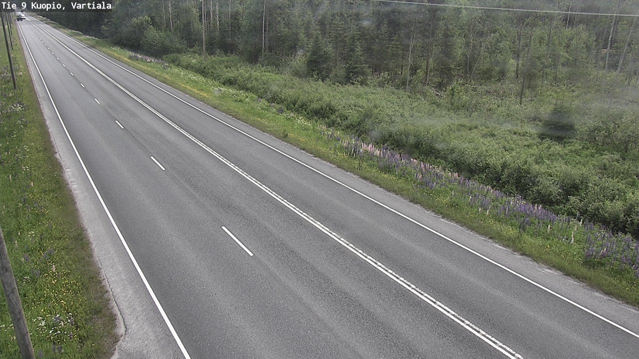 Weather Camera Image Road 9 Kuopio, Vartiala, Kuopio, Pohjois-Savo