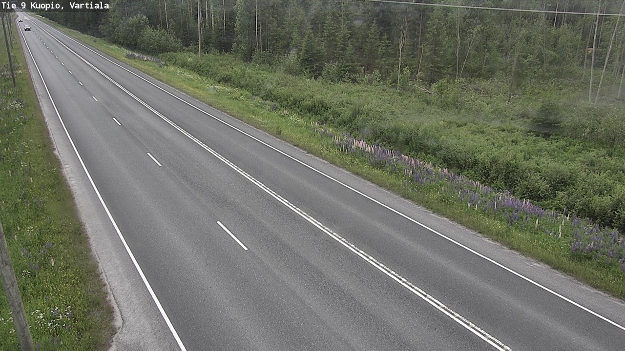 Weather Camera Image Road 9 Kuopio, Vartiala, Kuopio, Pohjois-Savo