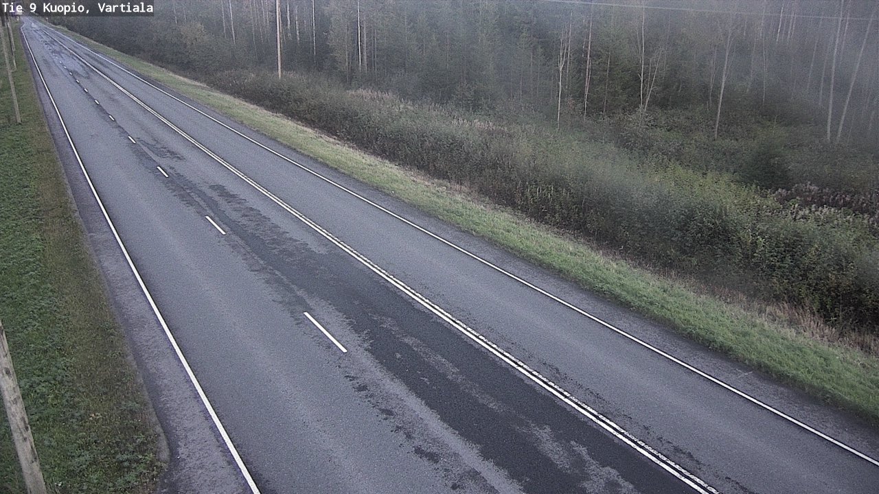 Weather Camera Image Road 9 Kuopio, Vartiala, Kuopio, Pohjois-Savo