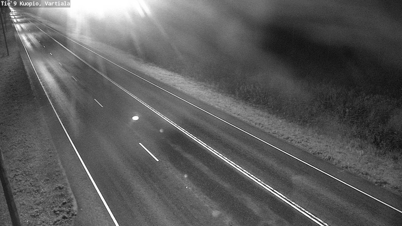 Weather Camera Image Road 9 Kuopio, Vartiala, Kuopio, Pohjois-Savo