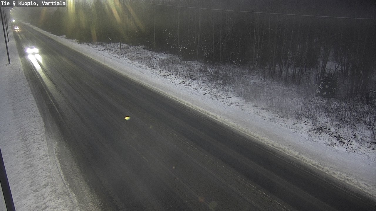Weather Camera Image Road 9 Kuopio, Vartiala, Kuopio, Pohjois-Savo