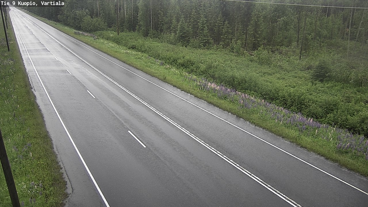 Weather Camera Image Road 9 Kuopio, Vartiala, Kuopio, Pohjois-Savo