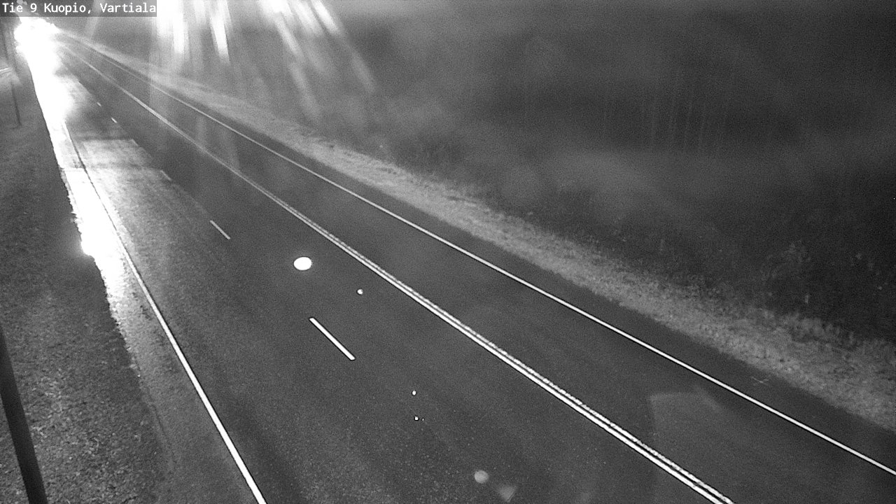Weather Camera Image Väg 9 Kuopio, Vartiala, Kuopio, Pohjois-Savo