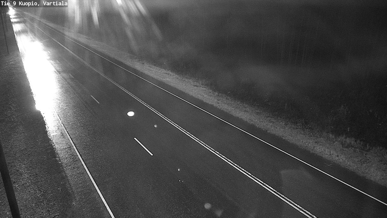 Weather Camera Image Väg 9 Kuopio, Vartiala, Kuopio, Pohjois-Savo