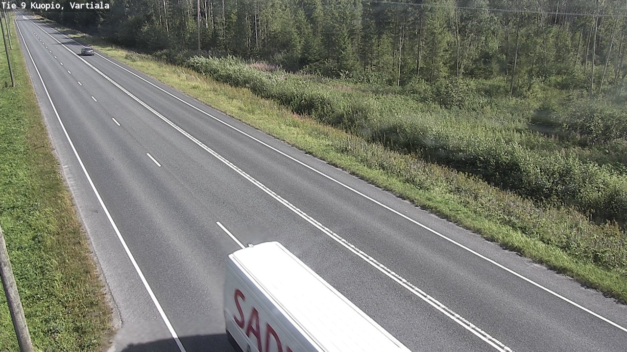Weather Camera Image Väg 9 Kuopio, Vartiala, Kuopio, Pohjois-Savo