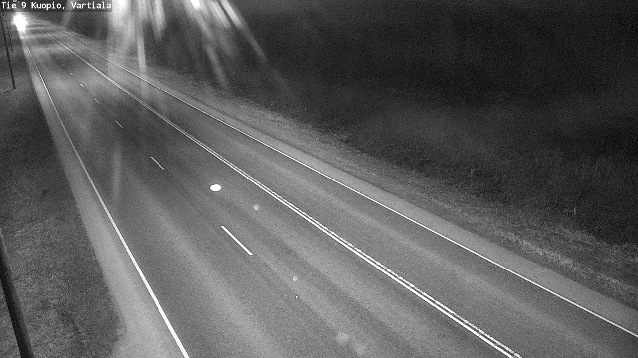 Weather Camera Image Väg 9 Kuopio, Vartiala, Kuopio, Pohjois-Savo