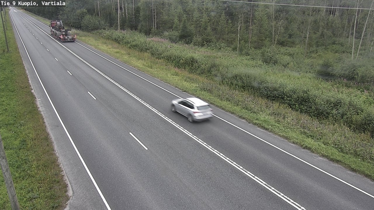 Weather Camera Image Road 9 Kuopio, Vartiala, Kuopio, Pohjois-Savo