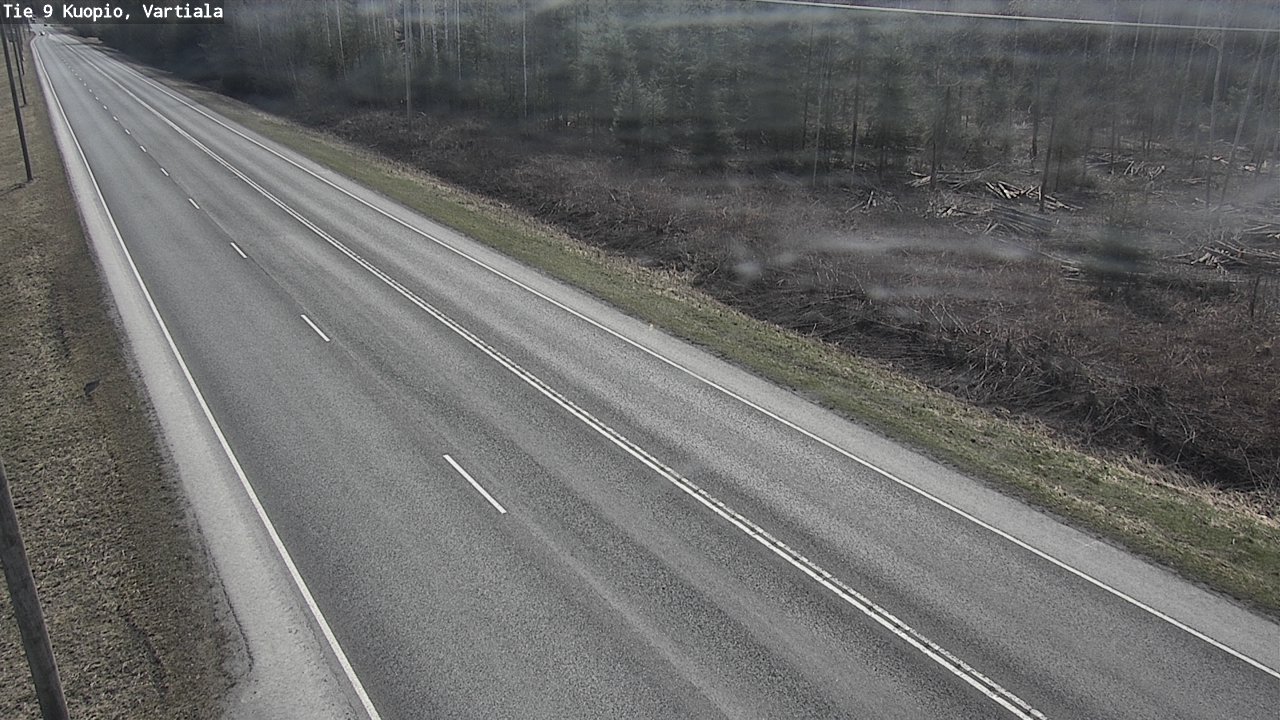 Weather Camera Image Road 9 Kuopio, Vartiala, Kuopio, Pohjois-Savo