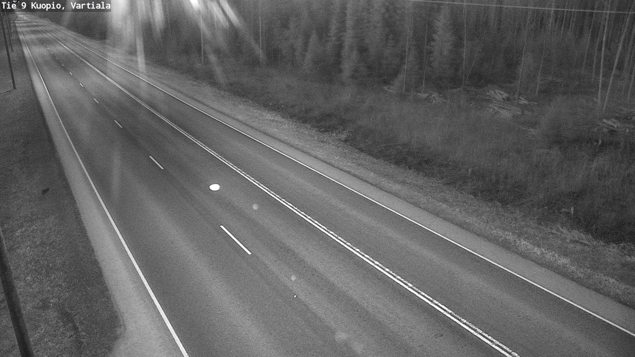 Kelikamerat Kuva Tie 9 Kuopio, Vartiala, Kuopio, Pohjois-Savo
