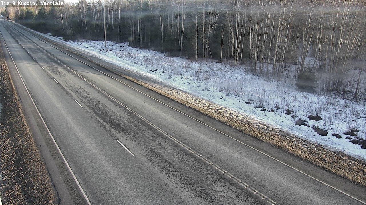 Kelikamerat Kuva Tie 9 Kuopio, Vartiala, Kuopio, Pohjois-Savo