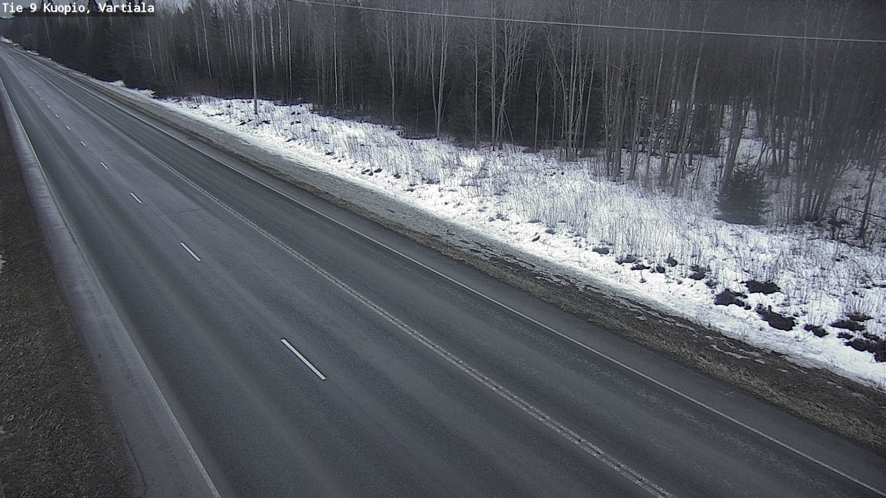 Weather Camera Image Road 9 Kuopio, Vartiala, Kuopio, Pohjois-Savo