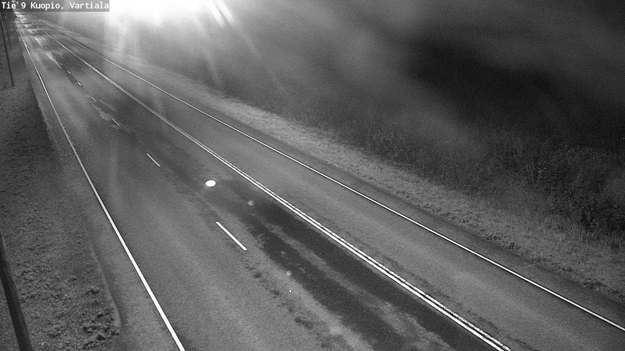 Weather Camera Image Road 9 Kuopio, Vartiala, Kuopio, Pohjois-Savo