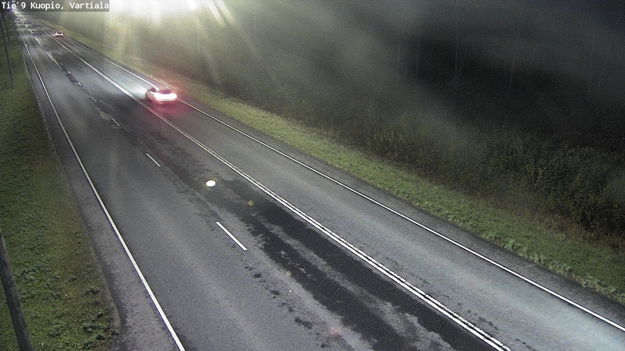 Weather Camera Image Road 9 Kuopio, Vartiala, Kuopio, Pohjois-Savo