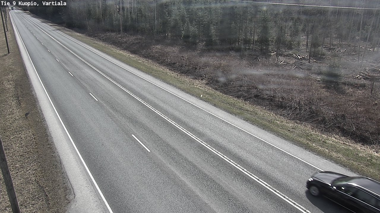 Weather Camera Image Väg 9 Kuopio, Vartiala, Kuopio, Pohjois-Savo