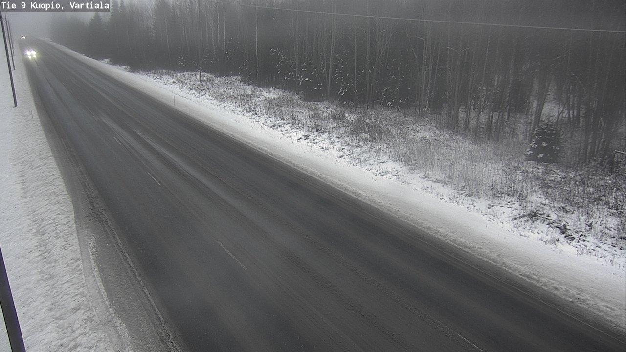 Weather Camera Image Road 9 Kuopio, Vartiala, Kuopio, Pohjois-Savo