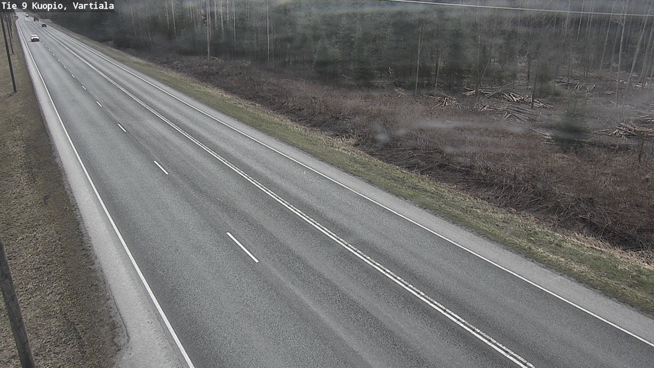 Weather Camera Image Road 9 Kuopio, Vartiala, Kuopio, Pohjois-Savo