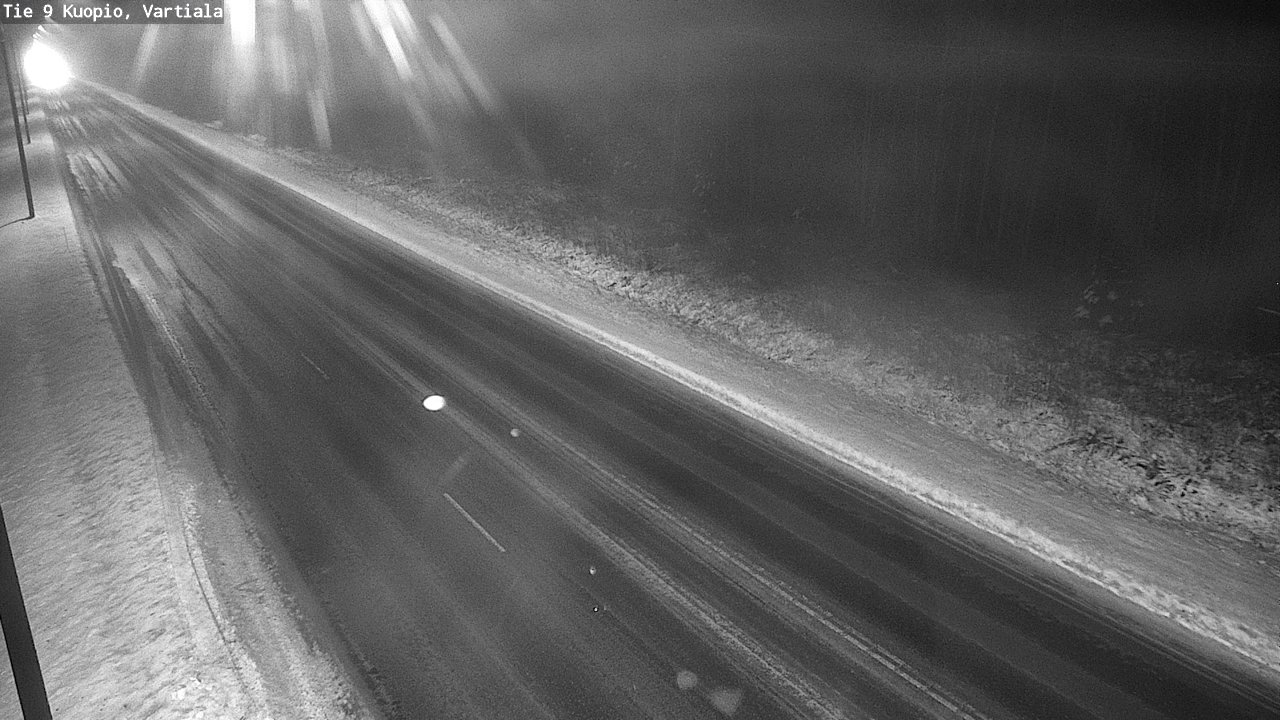 Weather Camera Image Road 9 Kuopio, Vartiala, Kuopio, Pohjois-Savo