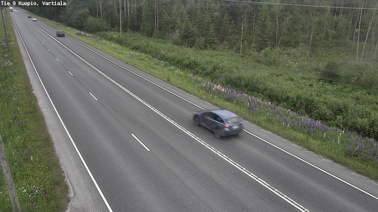 Weather Camera Image Road 9 Kuopio, Vartiala, Kuopio, Pohjois-Savo