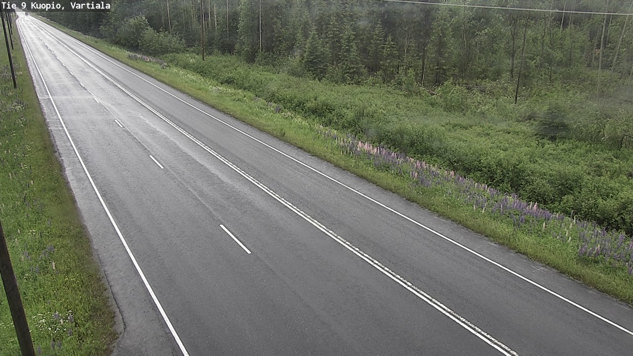 Kelikamerat Kuva Tie 9 Kuopio, Vartiala, Kuopio, Pohjois-Savo