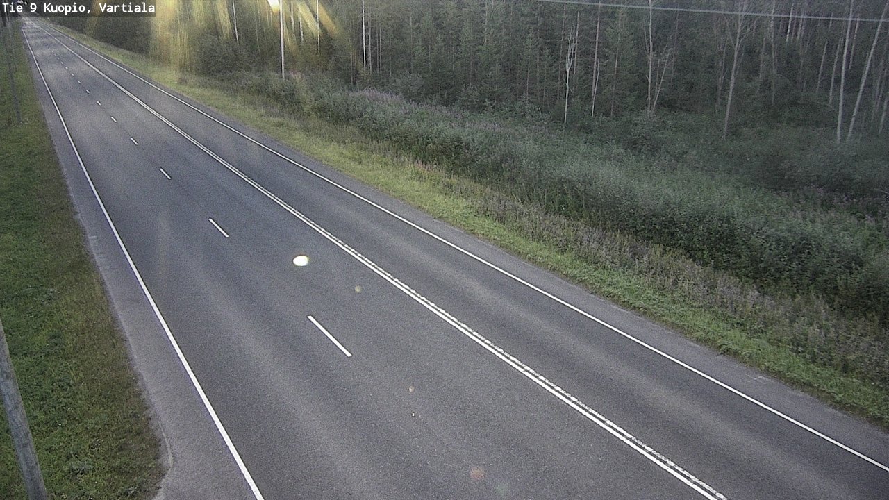 Weather Camera Image Väg 9 Kuopio, Vartiala, Kuopio, Pohjois-Savo
