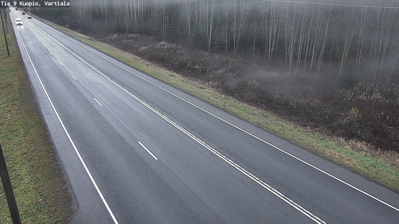 Weather Camera Image Väg 9 Kuopio, Vartiala, Kuopio, Pohjois-Savo